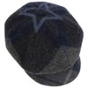 Tevere Checkered Newsboy Cap McBURN women´s beanie apple cap (One