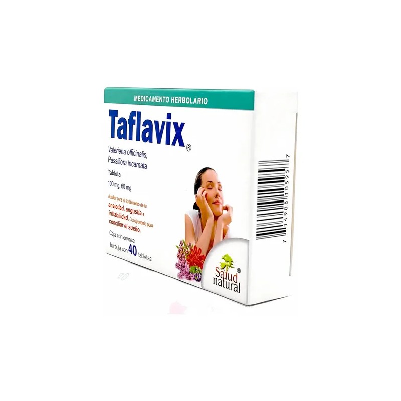 Taflavix Valeriana Y Pasiflora Ansiedad Conciliar Sueño
