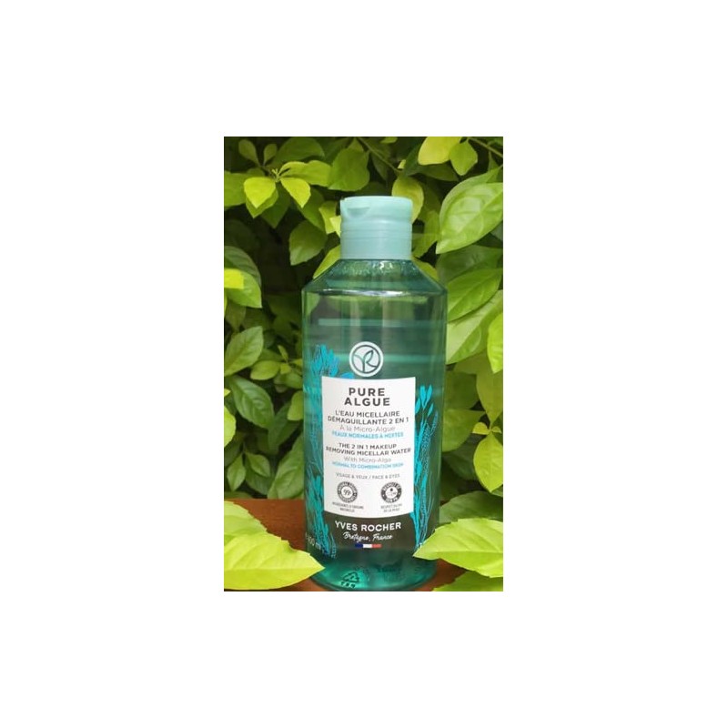 Maxi Agua Micelar Desmaquillante 2 En 1 pure algue Yves