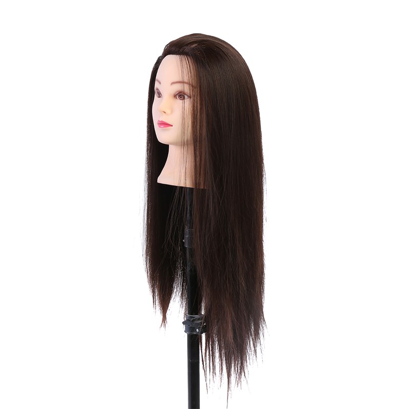 Makeup Mannequin Head Hairdresser Training Head Cosmetology Doll Head Blond