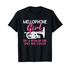 Mellophone Girl Funny Marching Band T-Shirt