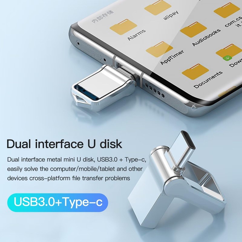 Weistiy 64GB USB-C Drive USB C Flash Drive Dual Drive