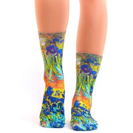 Wigglesteps Damensocken Gr.36-40, VON GOGH Irises