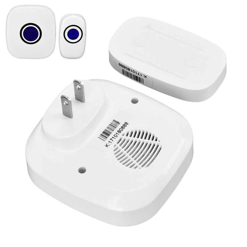 Smart Wireless Doorbell Plugin 38 Music 4 Levels Adjustable Volume