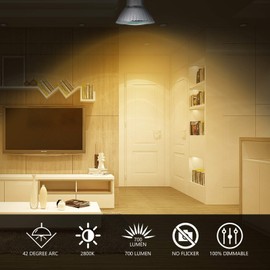 Pack of 8 GU10 Halogen Reflector Bulbs 35 Watt GU10 Halogen Dimmable 230 V Warm White Dimmable