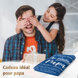 Juratar Father's Day Gift, Gift for Dad, Flannel Blanket for Dad, Father's Day and Christmas for Dad