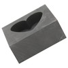 Graphite Casting Mold Professional Heart Shaped Ingot Casting Refining Mould