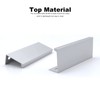 CHEERYMAGIC 2 Pack Back Mount Finger Edge Pull, Concealed Handles