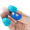 20 Pieces Rubber Fingers Tips Guard with 5 Sizes (S/M/L/XL/XXL)