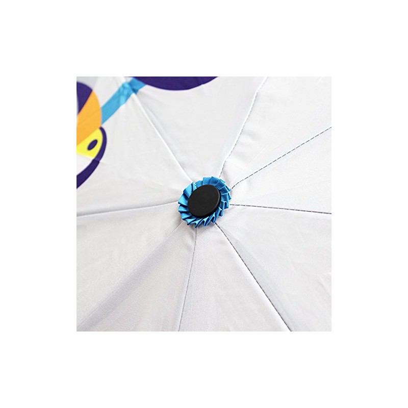Japanese Pattern Textile Trifold Rubbish Umbrella – Face Cheeks See