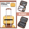 Kono Lightweight Travel Makeup Carrying Case Cosmetic Case Mini 13"