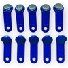 10 x Blue Ibutton/Dallas Key/POS Fob - NON Magnetic