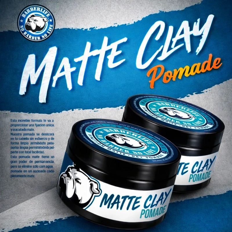 Kit Cera Mate Polvo Voluminizador Peine Textura