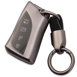 HOUTIAN for Lexus Key Fob Cover, TPU Key Case, Keychain Fit for 2018-2025 ES LS LC UX NX RX GX TX LX