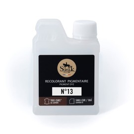 Sofolk Leder/Kunstleder/Vinyl-Lackierung - 21 Farben - Pflege für Autositz und Lenkrad, Sofa, Schuh, Jacke und andere Bekleidung (13-Brown, 250ml)