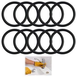 10er Dichtungsringe Set Gummi O Ringe, 55mm Außendurchmesser 45mm Innendurchmesser, O Ringe Gummi für Pool Dichtungen, Sanitär, Pumpen, Dichtungen Set, Werkstattbedarf, Dichtungen Sanitär