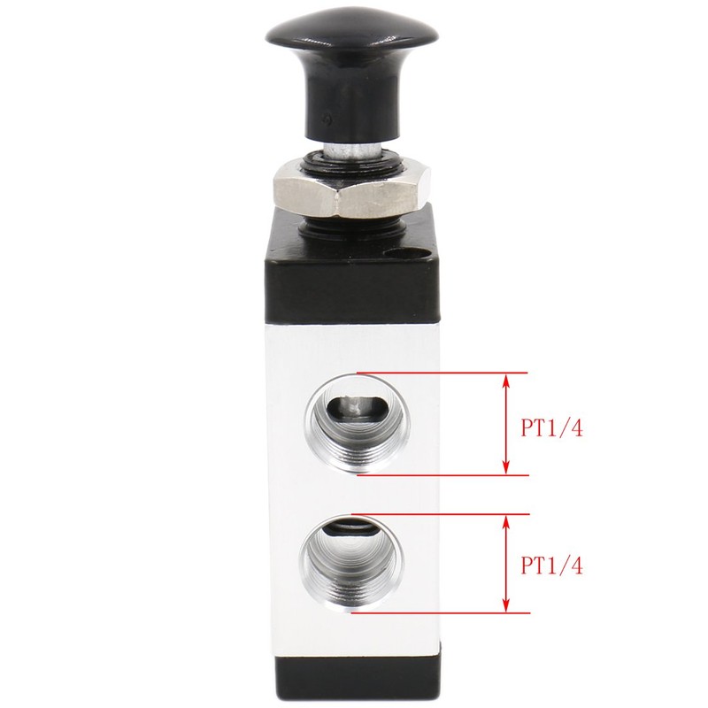 Heschen Pneumatic Air Valve, Hand Draw Valve 3R210-08 3 Way