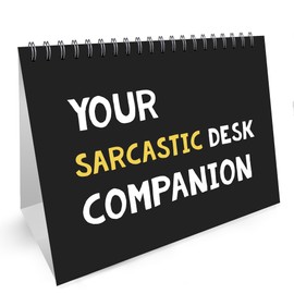 RED OCEAN Sarcastic Office Desk Companion, Funny Quotes for Desk, Joke Office Gift, Funny Gifts For Women Men, Colleague Gifts For Birthday Christmas, Co Worker Gifts