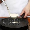 JMIATRY 8 Pcs Crumpet Rings, Non Stick Baking Ring Cooking
