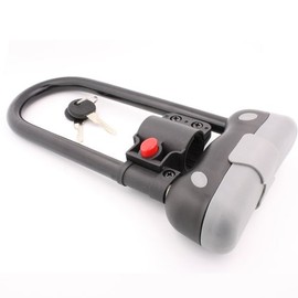 Tuff Bro Heavy Duty 14mm U Bar Bike Lock Anti-theft Bicycle U Lock with Mount Bracket & 2 Keys