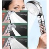 Filtered Shower Head with Handheld, High Pressure Water Flow and