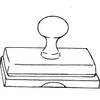 A8 'Stamp on Ink Pad' Unmounted Rubber Stamp (RS00055260)
