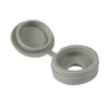 Timco - Hinged Screw Caps - Small - Light Grey