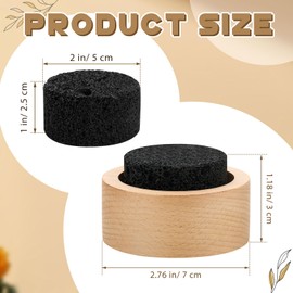 Chunful 4 Pcs Lava Rock Essential Oil Diffuser Lava Stone Passive Diffuser for Sauna Decorating at Home, Office, Bedroom, Bathroom or Car, and Gift-Giving