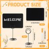 12 Set Mini Chalkboard Signs with Metal Stand and Water