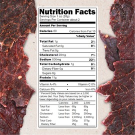 Hardtimes Handcrafted Beef Jerky - Hot Flavor - 4 Pack of 2.25 oz. Bags