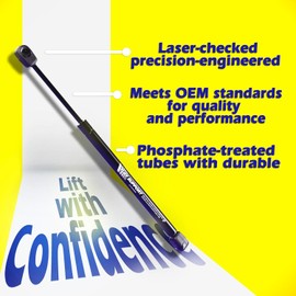 Tuff Support 2 Pcs (Sets) LGP8-306-60 Universal Lift Supports Gas Props Springs Struts for Tool Box Lid Top RV Camper Marine Beds Motorhome Doors