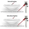 PF WaterWorks Bathroom Sink/Lavatory Pop-Up Drain, Gray ABS Body with