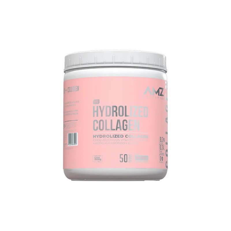 Amz Colageno Hidrolizado Con Vitamina C 500g 50 Serv