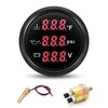 ARTILAURA Triple Gauge Set 3in1 (Watertemp + Oil Pressure Gauge