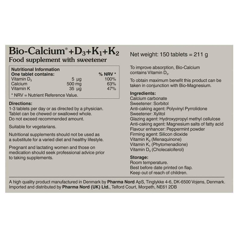 Pharma Nord Bio Calcium + D3 + K1 + K2