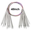 Knitting Needles Circular 40 inch (100cm) Stainless Steel Round Knitting