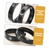 FOMIYES 2 Pairs Matching Promise Rings for Him and Her