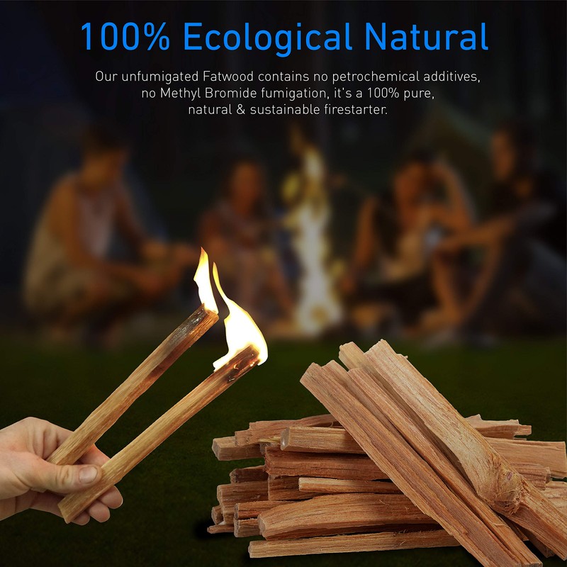 Approx. 120 Eco-Stix Fatwood Starter Kindling Firewood Sticks Wood Stoves
