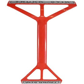 TRUKR STIK Truck and Large Vehicle Convex and Side Mirror Cleaning Squeegee (Red)