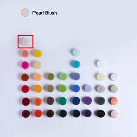 MOZEAL 3" x 4" Hand-Poured Unscented Blush Candle, Dripless Light Pink Pillar Candle Set of 3, Long Clean Burning, Approx 72 Hours Burn Time, Rustic Country Style Decor, Pearl Blush Rose