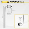 4 Pack Stainless Steel Universal Exhaust Hanger Rod Weld On
