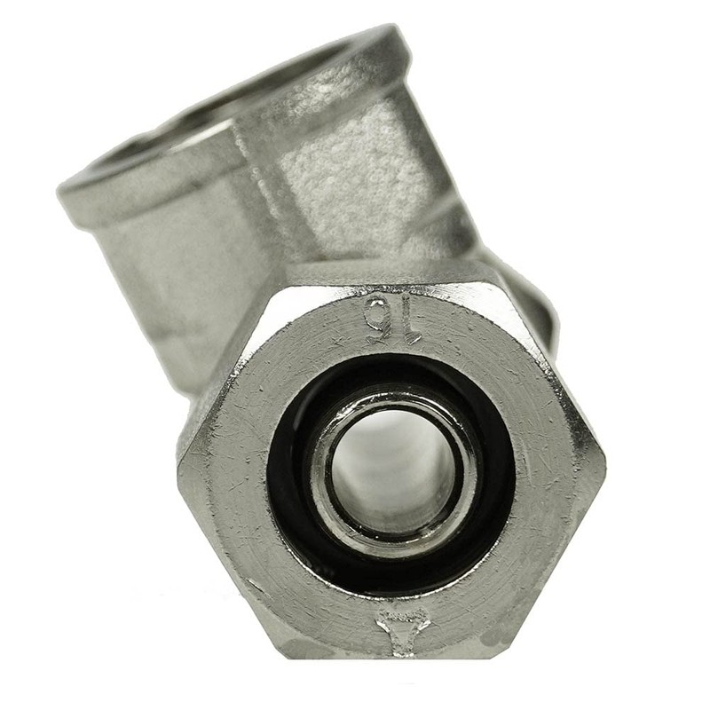 Rapidair Maxline 1/2" Piping Tee W/1/2 Female NPT Pipe Thread
