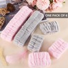 6 Pcs Spa Headband Wrist Washband Set, Face Wash Wristband