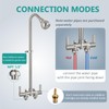 Aolemi Outdoor Shower Fixtures, 31" Exposed Shower System with Shower