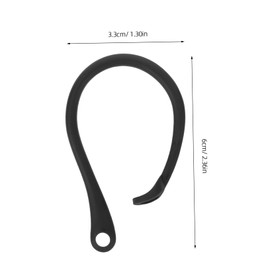 SHINEOFI 2pcs Slip Ear Hooks for Earbuds Stylish Protective Earbud Holders Compatible with Airpods Quick Installation Sports Earphone Accessories Chic and Durable Design