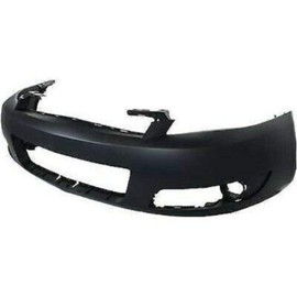 TYMMC 1pc Front Primed Plastic Bumper Cover W/Fog Light Holes for Chevy for Impala SS 06-09 & LS/LT/LTZ 06-13 for Impala Limited LS/LT/LTZ 14-16 GM1000764 89025048 ZZ0133
