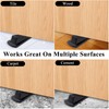 4 Pack Door Stoppers, Rubber for Bottom of Door, Rubber