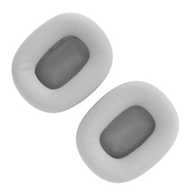 Headphone Earpads Soft Memory Foam Protein Replacement Coussinets Leather Ear Pads Earmuffs for Airpod Headphones (Grey)