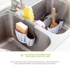 jinminamz Kitchen Sink Organiser Caddy Organiser Kitchen Utensil Holder Sponge