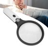 Reading Handheld Magnifying Glass Battery Powered 4LED 4X 30X Lens